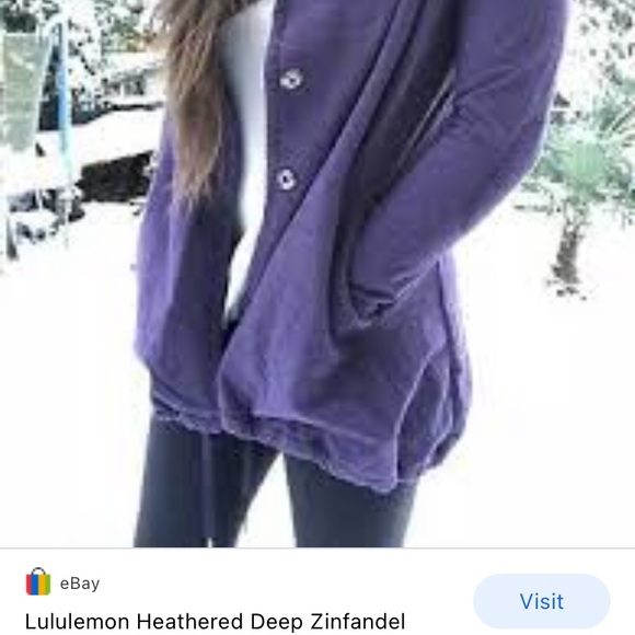 Lululemon gratitude wrap size 6 - Picture 3 of 6